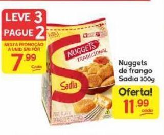 Nuggets de frango sadia 300g