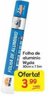 Supermercados Princesa Folha de alumínio wyda 30cm x 7,5m oferta