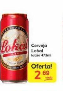 Supermercados Princesa Cerveja lokal latão 473ml oferta
