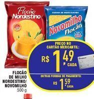 Mercantil Rodrigues Flocão de milho nordestino/novomilho 500g oferta
