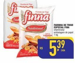 Mercantil Rodrigues Farinha de trigo finna 1kg oferta