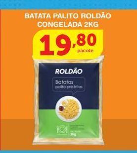 Roldão Batata palito roldão congelada 2kg oferta