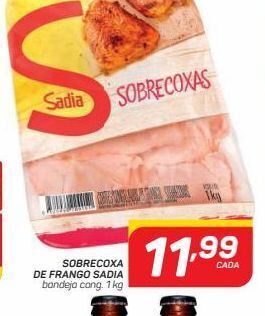 GBarbosa Sobrecoxa de frango sadia bandeja cong. 1 kg oferta