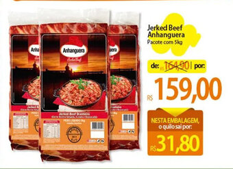 Atacadão Jerked Beef Anhanguera 5kg oferta