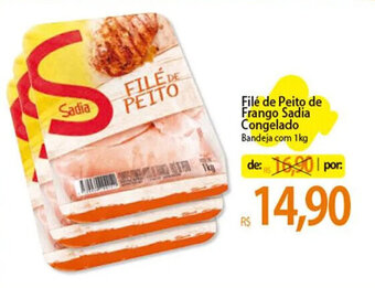 Atacadão Filé de Peito de Frango Sadia Cong. 1kg oferta