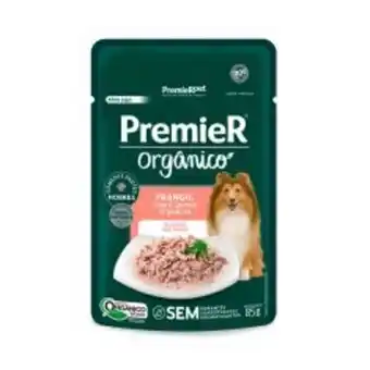 Petz Ração úmida premier orgânico para cães adultos de porte pequeno sabor frango, chia e quinoa 85g oferta