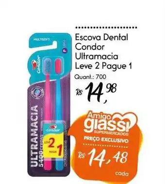 Giassi Supermercados Escova dental condor ultramacia leve 2 pague 1 oferta