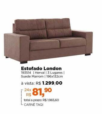 Lojas TaQi Estofado london oferta