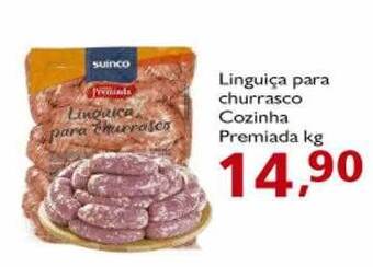 Supermercados ABC Linguiça para churrasco cozinha premiada kg oferta