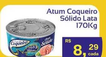 Atum coqueiro sólido lata