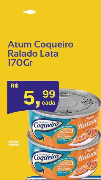 Atum coqueiro ralado lata