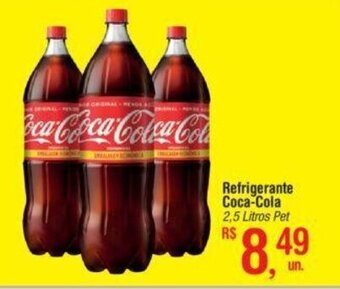 Fort Atacadista Refrigerante Coca Cola 2.5L oferta
