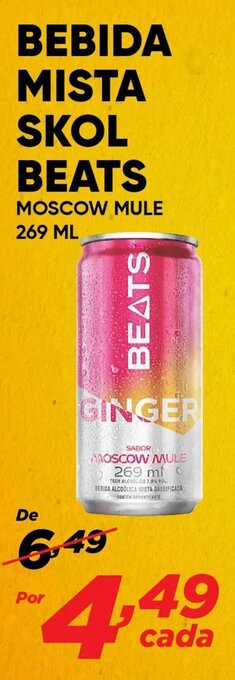 Dia Bebida mista Skol Beats 269ml oferta
