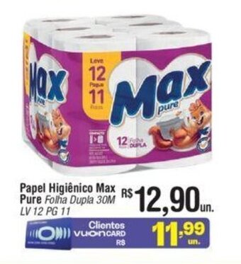 Fort Atacadista Papel Higiênico Max Pure 30m oferta