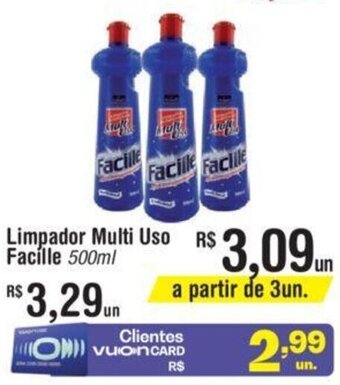 Limpador Multiuso Facille 500ml