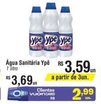 Fort Atacadista Água Sanitária Ypê 1L oferta