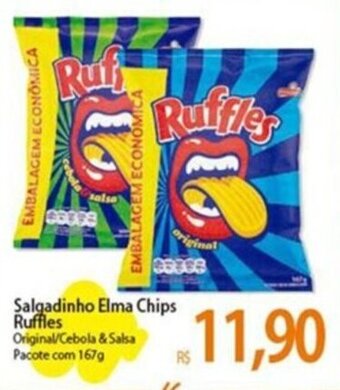 Atacadão Salgadinho Elma Chips Ruffles 167g oferta