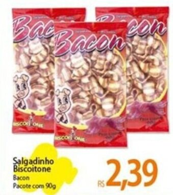 Atacadão Salgadinho Biscoitone Bacon 90g oferta