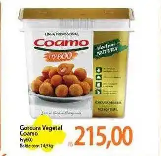 Atacadão Gordura vegetal coamo fry600 oferta