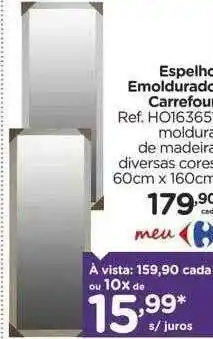 Carrefour Espelho emoldurado carrefour oferta