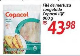 Comper Filé de merluza congelado copacol iqf oferta