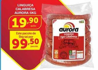 Roldão Linguiça calabresa aurora oferta