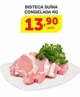 Roldão Bisteca suina congelada kg oferta