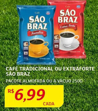 Assaí Atacadista Café Tradicional ou Extraforte São Braz 250g oferta