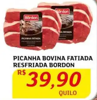 Assaí Atacadista Picanha Bovina Fatiada Resfriada Bordon 1kg oferta