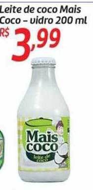 Comper Leite de coco mais coco oferta
