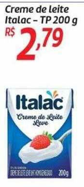 Comper Creme de leite italac oferta