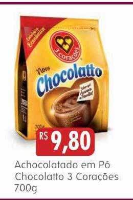 Epa Achocolatado em pó chocolatto 3 corações oferta