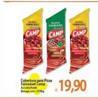 Atacadão Cobertura para pizza forneável camp ao leite-avelã oferta