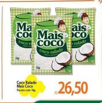 Atacadão Coco ralado mais coco oferta