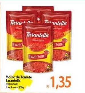 Atacadão Molho de tomate tarantella oferta