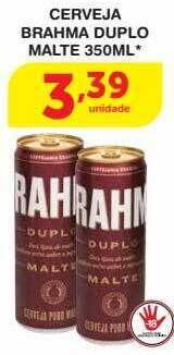 Roldão Cerveja brahma duplo malte oferta