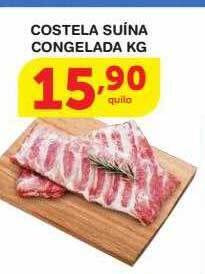 Roldão Costela suína congelada kg oferta