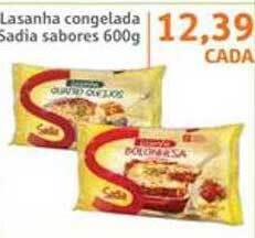 Sonda Lasanha congelada sadia sabores oferta