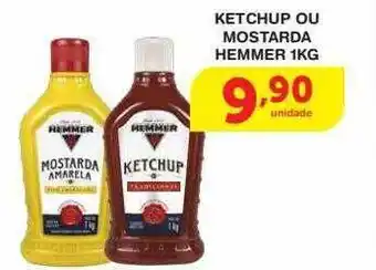 Roldão Ketchup ou mostarda hemmer oferta