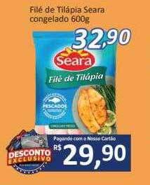 Supermercados Savegnago Filé de tilápia seara congelado oferta