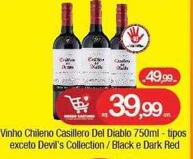 Supermercados Caetano Vinho chileno casillero del diablo oferta