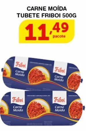 Roldão Carne moída tubete friboi 500g oferta
