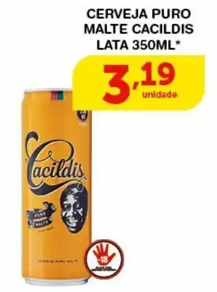 Roldão Cerveja puro malte cacildis 350ml oferta