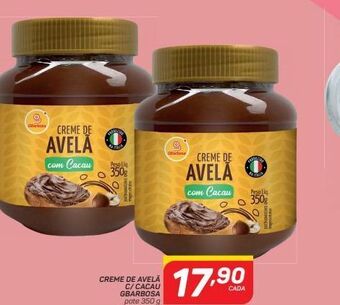 GBarbosa Creme de avelã c/ cacau gbarbosa pote 350 g oferta