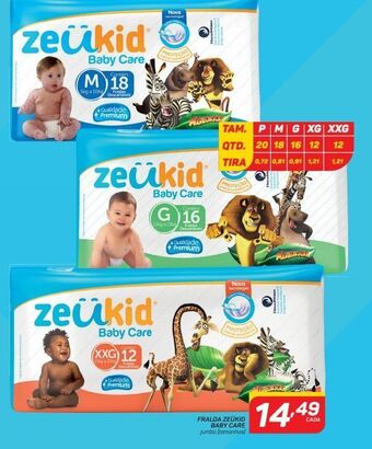 GBarbosa Fralda zeükid baby care jumbo (tamanhos) oferta