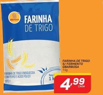 GBarbosa Farinha de trigo s/ fermento gbarbosa 1 kg oferta