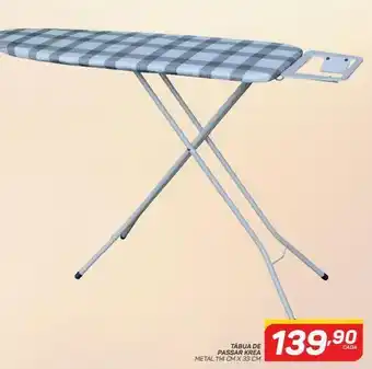 GBarbosa Tábua de passar krea metal 114 cm x 33 cm oferta