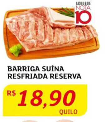 Assaí Atacadista Barriga Suína Resfriada Reserva 1kg oferta