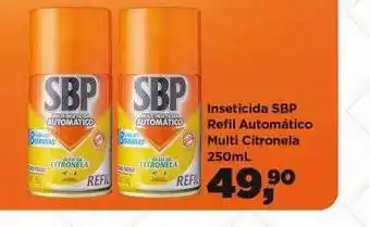 Inseticida sbp refil automático multi citronela