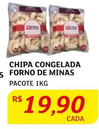 Assaí Atacadista Chipa Congelada Forno de Minas 1kg oferta